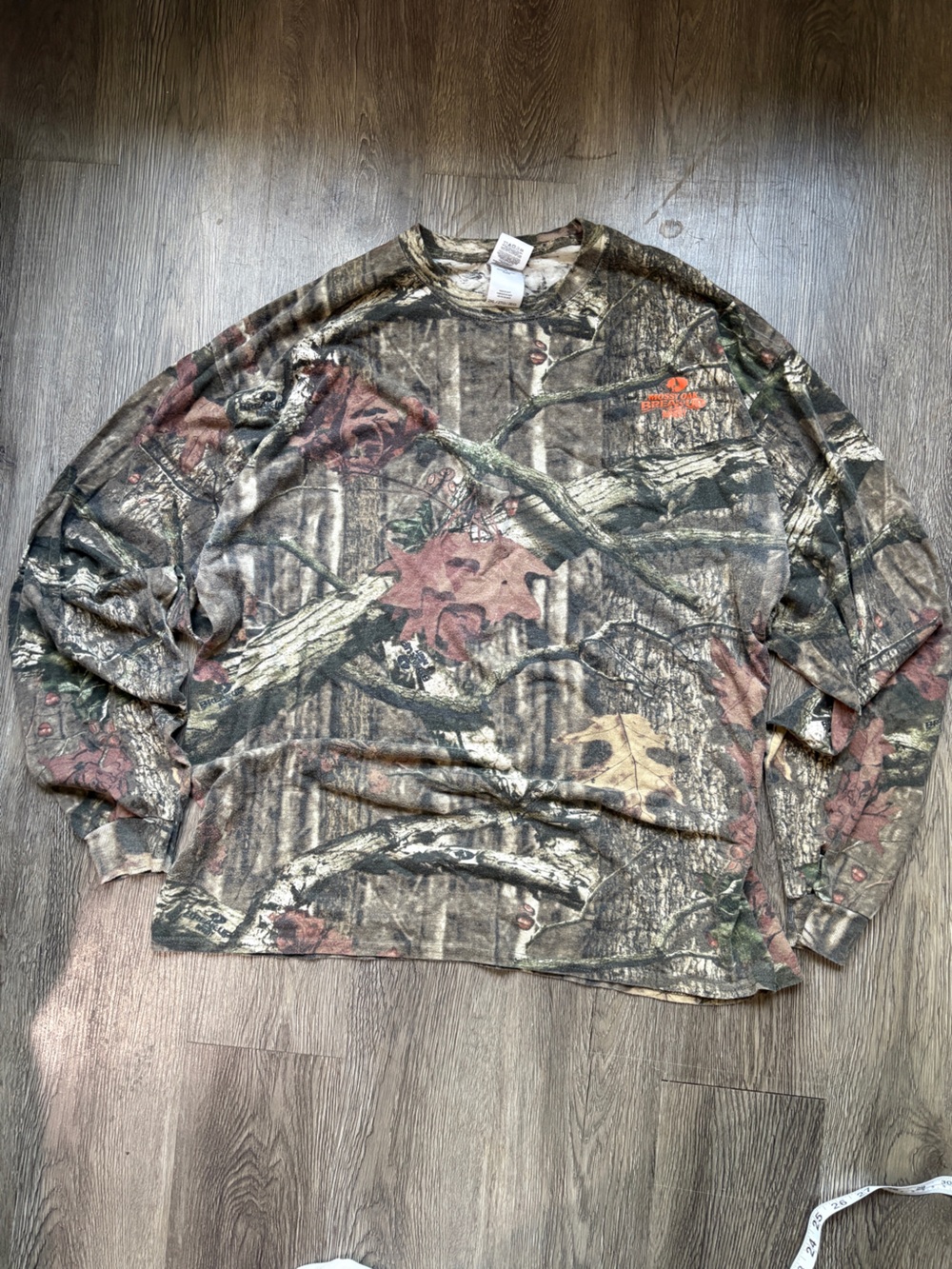 Mossy Oak Long Sleeve Camo Tee - Brown, Green, Tan